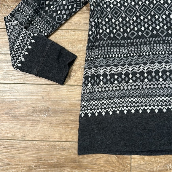 Talbots Gray Cowl Neck Pullover with side zipper Size S - Picture 5 of 9